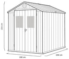 CASETTA KETER - DARWIN SHED 6x8 VERDE