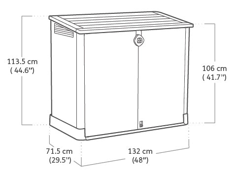 PORTA ATTREZZI KETER - STORE-IT-OUT MIDI