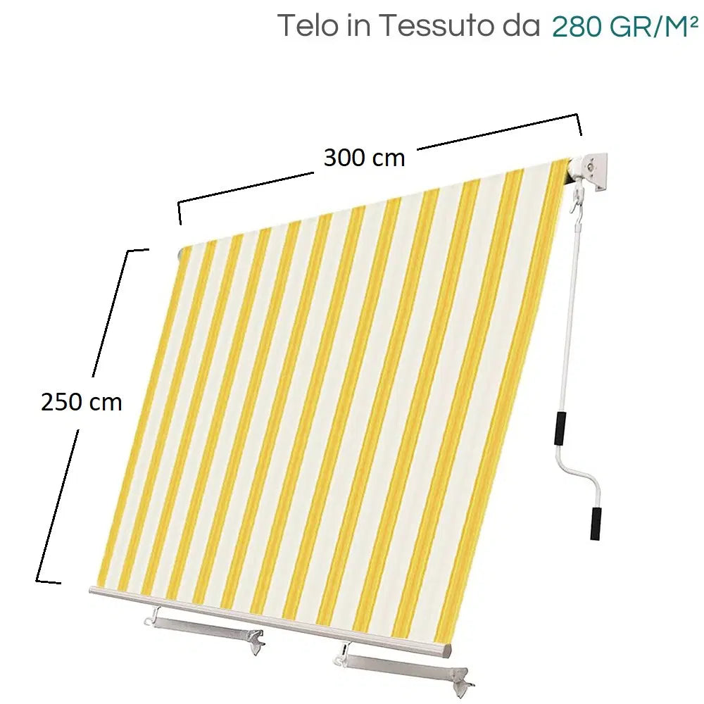 TENDA DA SOLE A CADUTA CASSONATA (FICARAZZI) - MONZOTTO®