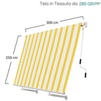 TENDA DA SOLE A CADUTA CASSONATA (FICARAZZI) - MONZOTTO®